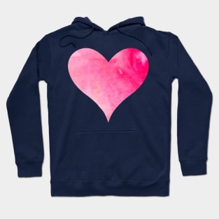 Love Pink Watercolor Hoodie